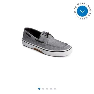 NWT Sperry Men's Gray Boat Shoes